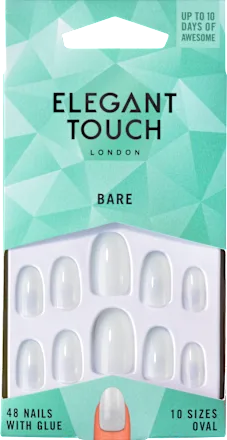 Artificial Nails Bare Oval, 48 pieces