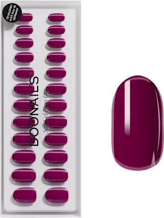 Artificial nails, soft gel press-ons into you, medium round, 30 pieces