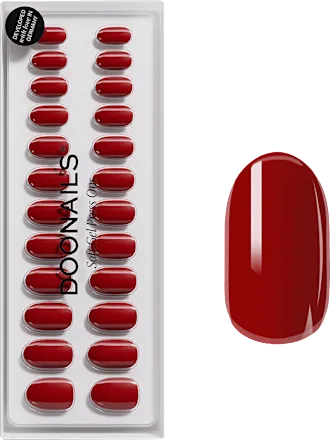 Artificial nails, Soft Gel Press Ons Mon Cherie Medium Round, 30 pieces