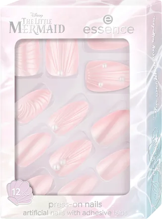 Artificial nails Disney The Little Mermaid 01 Pearl Of The Sea, 12 pieces