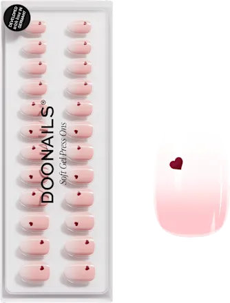 Artificial nails, Soft Gel Press Ons Secret Crush, 30 pieces