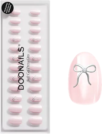 Artificial nails, Soft Gel Press Ons First Date, 30 pieces