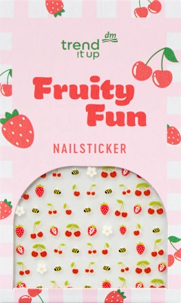 Nail stickers Fruity Fun, 72 pcs