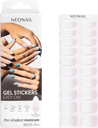 Nail Foils Gel Stickers Easy On M012, 20 pcs