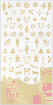 Nail sticker set Nuts About You 01 Totally Nuts About You, 1 pc