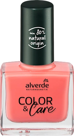Nail polish Color & Care 80 Peach Coral, 10 ml