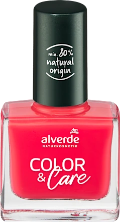 Nail polish Color & Care 220 Sunny Coral, 10 ml