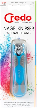 Pop art nail clippers with straight cutting edge, 1 pc.