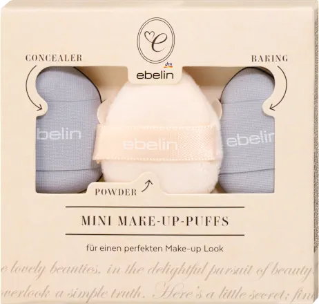 Mini make-up puff set Flawless Secret 3 pieces, 1 piece