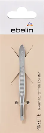 Curved tweezers, 1 pc.
