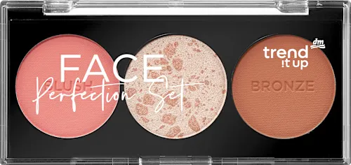Blush, Bronzer & Highlighter Palette Face Perfection, 7.5 g