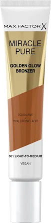 Bronzer Miracle Pure Golden Glow 001 Light To Medium, 15 ml