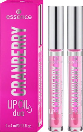 Gift set lip oil duo cranberry 2 pieces, 1 piece