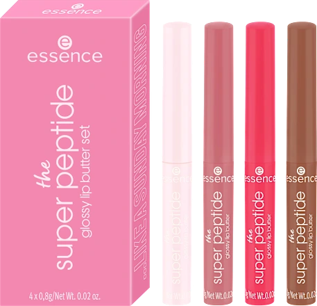 Gift set The Super Peptide Glossy Lip Butter 4-piece, 1 pc.