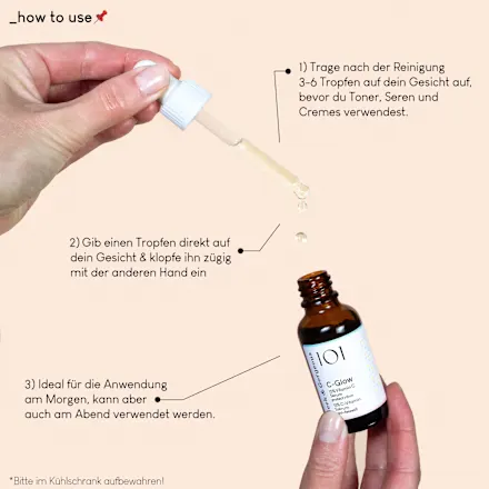 Facial serum 101 C-Glow 15% Vitamin C, 30 ml - Image 4