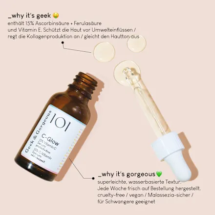 Facial serum 101 C-Glow 15% Vitamin C, 30 ml - Image 6