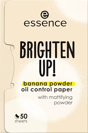 Matting paper Brighten Up Banana Powder Oil, 50 pcs