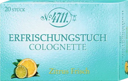 Colognette Citrus Fresh Refreshing Wipes, 20 count