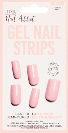 UV Gel Nail Foils, Gel Nail Strips Lovers Lane, 16 pcs