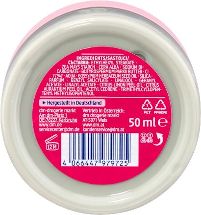 Deodorant cream with baking soda & zinc, 50 ml - Image 2