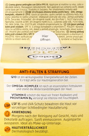 Anti-wrinkle face cream Q10 SPF 15, 50 ml - Image 4