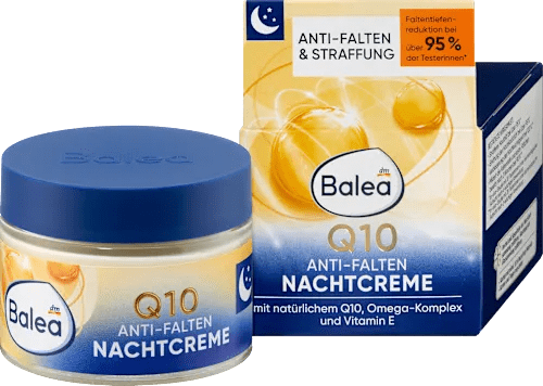 Night cream anti-wrinkle Q10, 50 ml