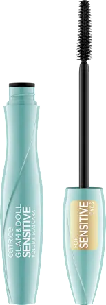 Mascara Glam & Doll Sensitive Volume 010 Ultra Black, 9 ml