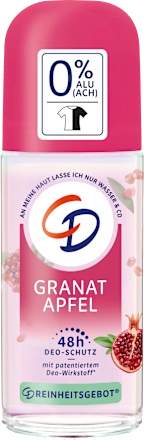 Organic Pomegranate Roll-on Deodorant, 50 ml