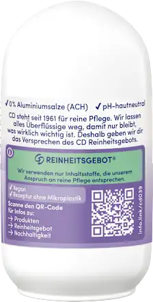 Water Lily Roll-on Deodorant, Travel Size, 25 ml - Image 2