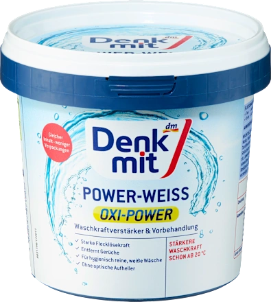 Stain remover powder Oxi Power White, 750 g