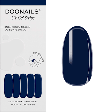 UV Gel Nail Foils, Gel Strips Ocean, 20 pcs