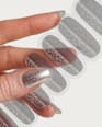 UV Gel Nail Foils, Gel Strips Silver Cat Eye, 20 pcs - Image 5