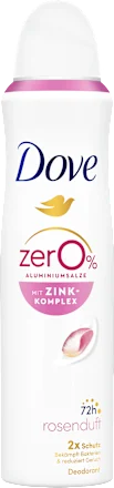 Deodorant spray with rose scent & zinc complex, 150 ml