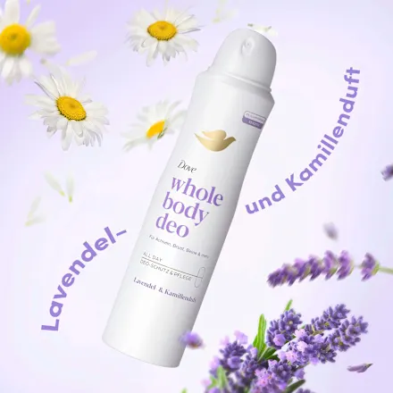 Whole Body Deodorant Spray, Lavender & Chamomile Scent, 150 ml - Image 3