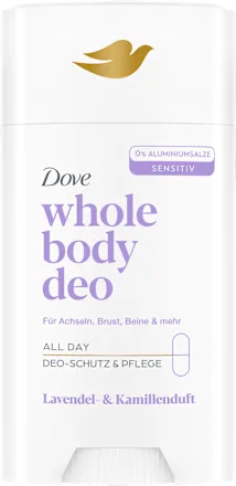 Whole Body Deodorant Stick, Lavender & Chamomile Scent, 75 ml
