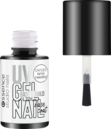 Base Coat Studio Nails UV Gel Nail Base & Build Base Coat 02 Milky White, 5 ml