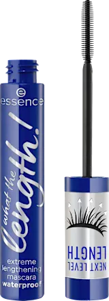 Mascara What The Length! Extreme Lengthening Waterproof 02 Black Waterproof, 10 ml