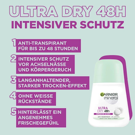 Antiperspirant deodorant roll-on Ultra Dry 48h, 50 ml - Image 7