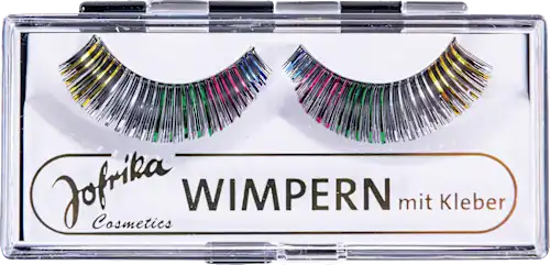 Artificial eyelashes, rainbow (1 pair), 2 pieces
