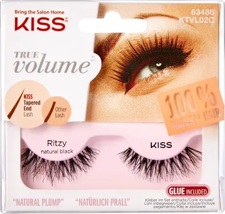 False eyelashes True Volume Natural Plump (1 pair), 2 pcs