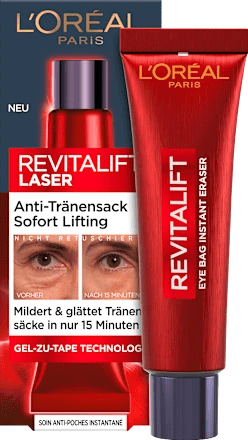 Eye cream with anti-puffiness, laser instant eye lift, 15 ml