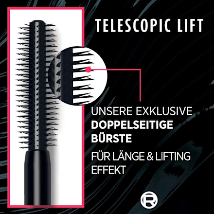 Mascara Telescopic Lift Black, 9.9 ml - Image 2