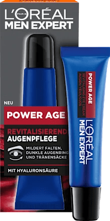 Power Age eye cream with hyaluronic acid, 15 ml