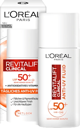Revitalift Clinical facial fluid, Vitamin C, SPF 50+, 50 ml