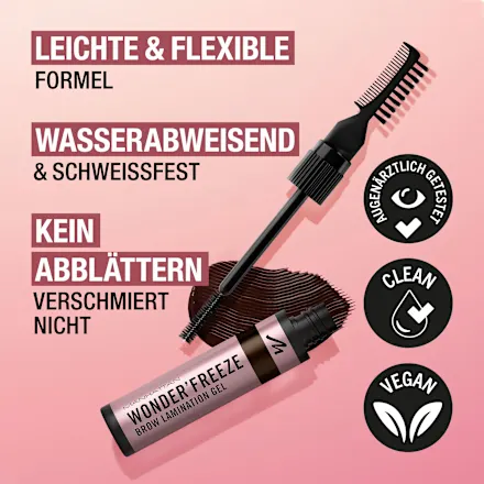 Eyebrow gel Wonder'Freeze 001 Clear, 7.5 g - Image 8