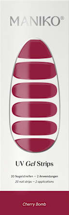 UV gel nail foils Cherry Bomb, 20 pcs