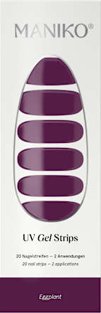 UV Gel Nail Foils Eggplant, 20 pcs