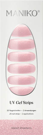 UV Gel Nail Foils Glazed Strawberry, 20 pcs