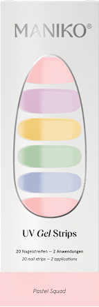 UV gel nail foils Pastel Squad, 20 pcs