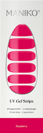UV gel nail foils Raspberry, 20 pcs